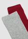 3-pack of multicolour long socks in organic stretch cotton_2