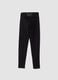 Black stretch cotton leggings_1