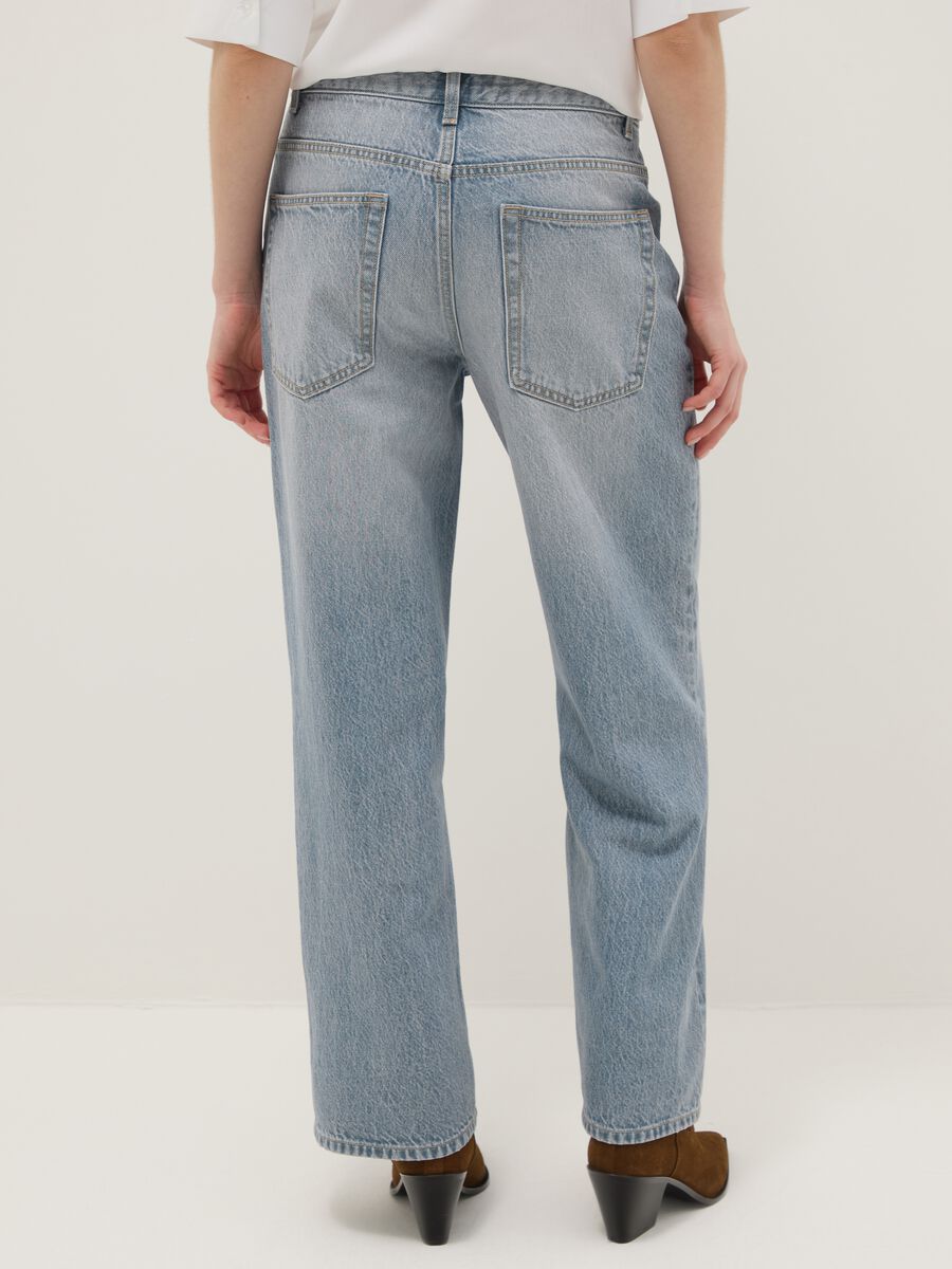 Baggy Jeans in Pure Light Blue Cotton_2