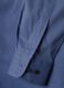 Blaue elastische Baumwollhemd mit Mikrokaros, Slim Fit_5
