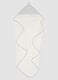 White organic cotton hooded baby bathrobe_2