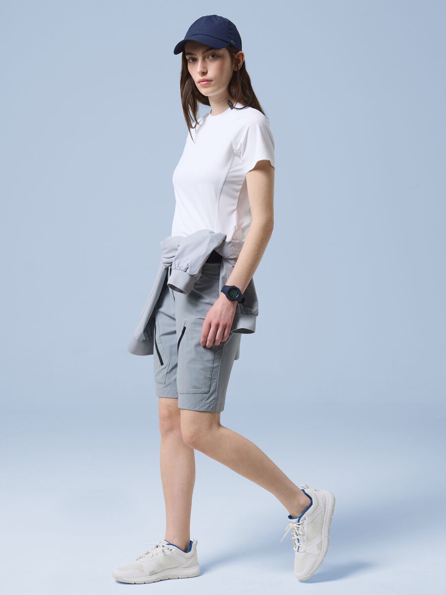 Wei&szlig;es technisches Stretch-T-Shirt ALTAVIA SAILING_0