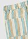 Multicolour striped pure cotton shorts for toddler_2