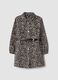 Abito animalier in puro cotone con colletto regular fit_0