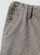 Pantaloni grigi in viscosa elasticizzata a fantasia regular fit_2