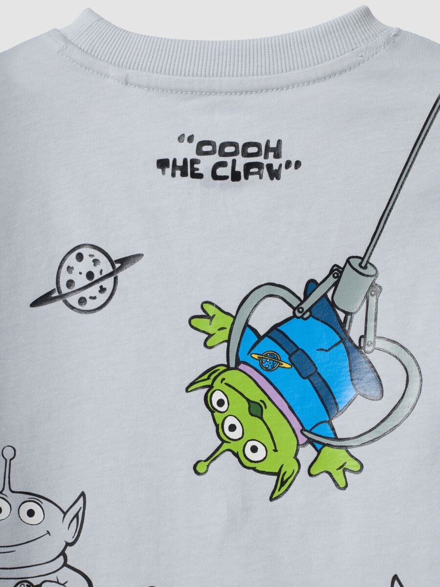 T-shirt cinzenta em algod&atilde;o puro com estampado Toy Story para menino_3