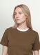 Gr&uuml;nes Rundhals-T-Shirt aus reiner Bio-Baumwolle, Regular Fit_3