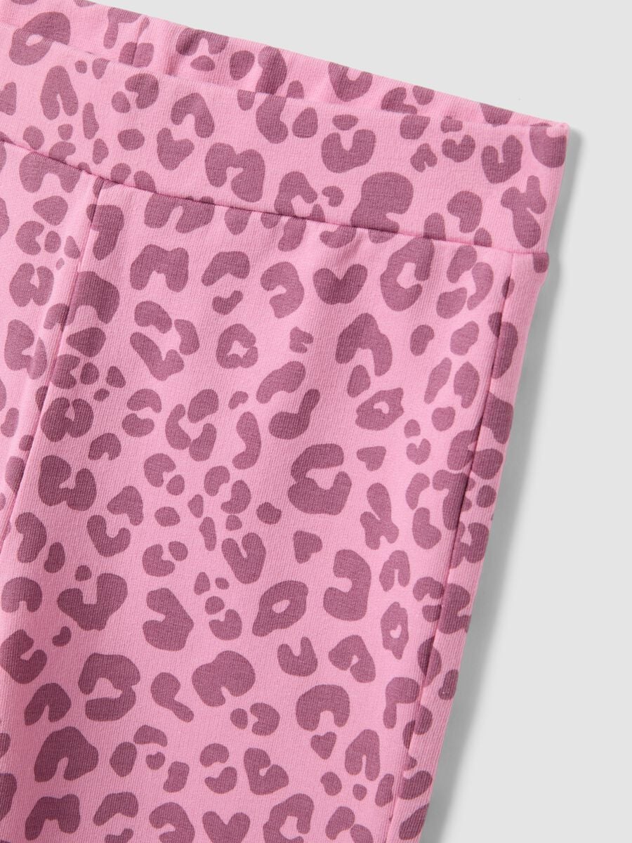 Wei&szlig;-rosanes Jogging-Set aus Baumwollmix mit Lilo & Stitch-Print f&uuml;r M&auml;dchen_2
