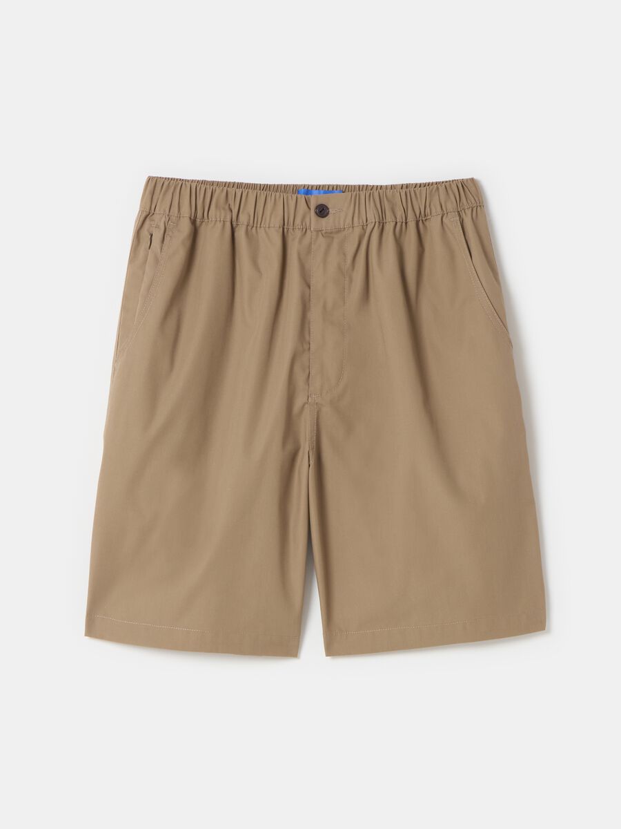 Selection solid colour Bermuda shorts_4