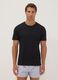 Two-pack of black crew-neck T-shirts in pure extra-fine cotton_0