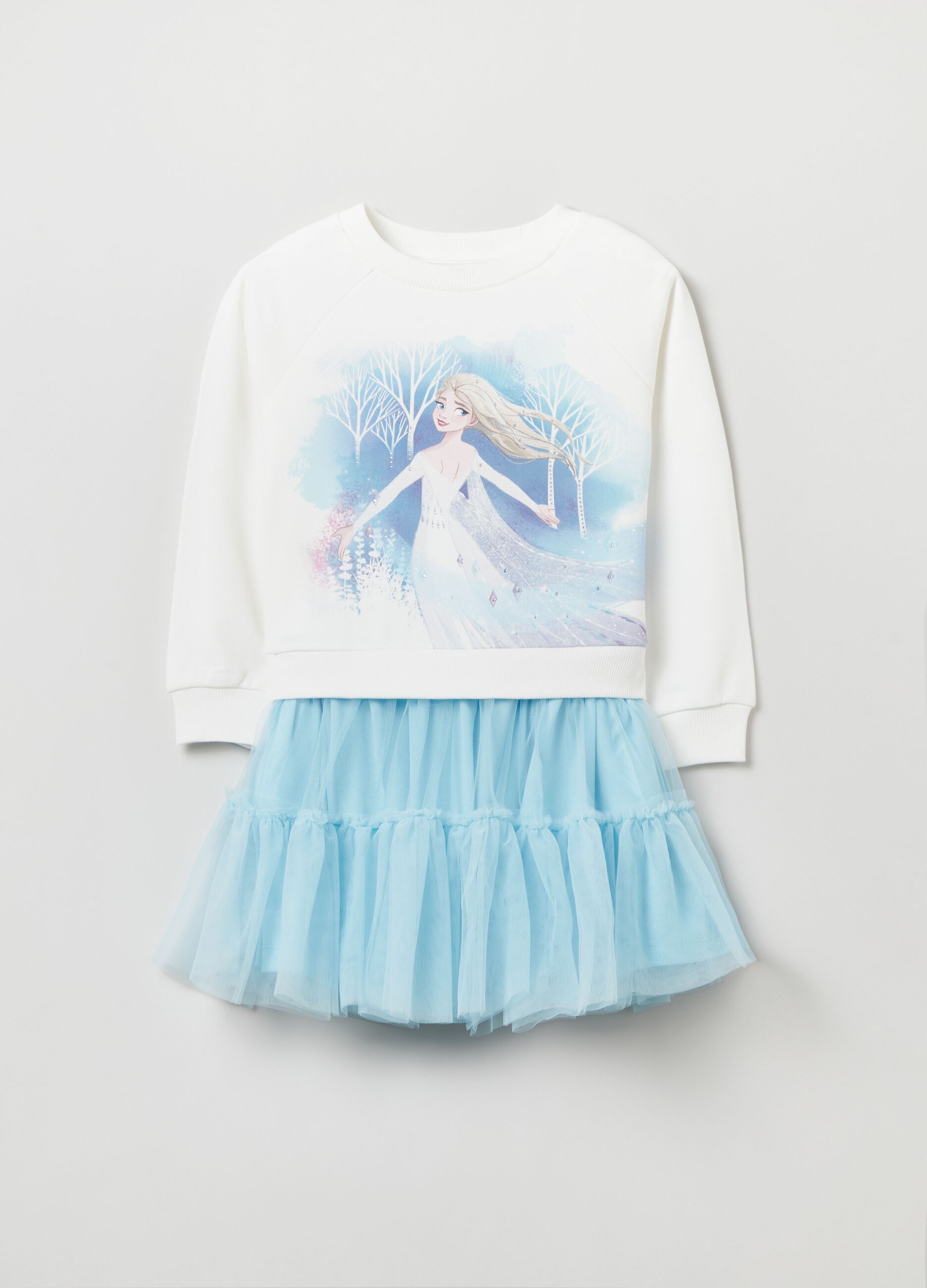 Disney Frozen Denim Jacket frozen Tulle Dress size 4 for Sale in