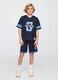 Blaue Gap Kids Shorts aus Strickstoff_0