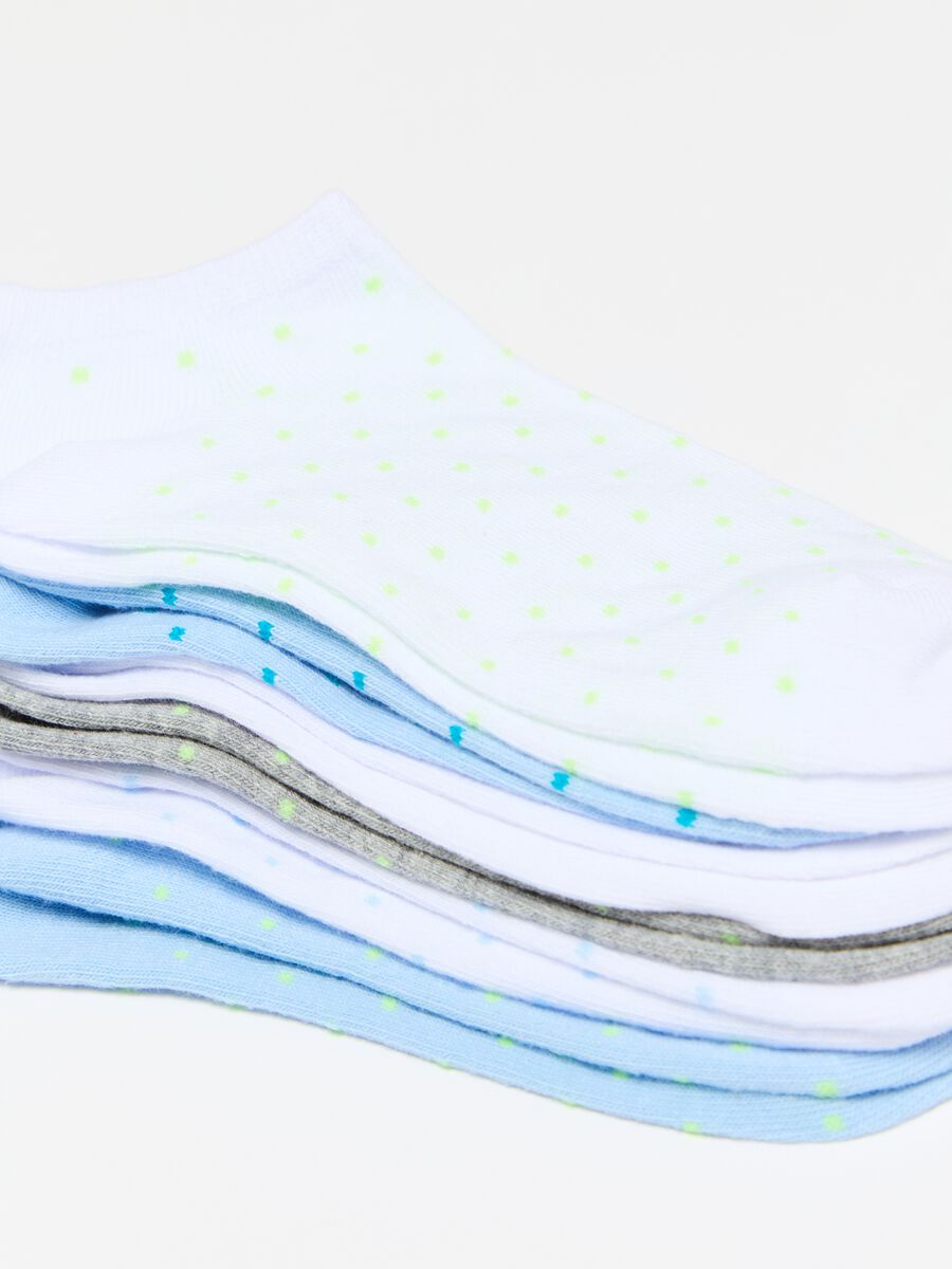 Multipack siete calcetines invisibles de algodón orgánico_1