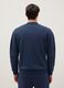 Regular fit blue cotton-blend crewneck sweatshirt_2