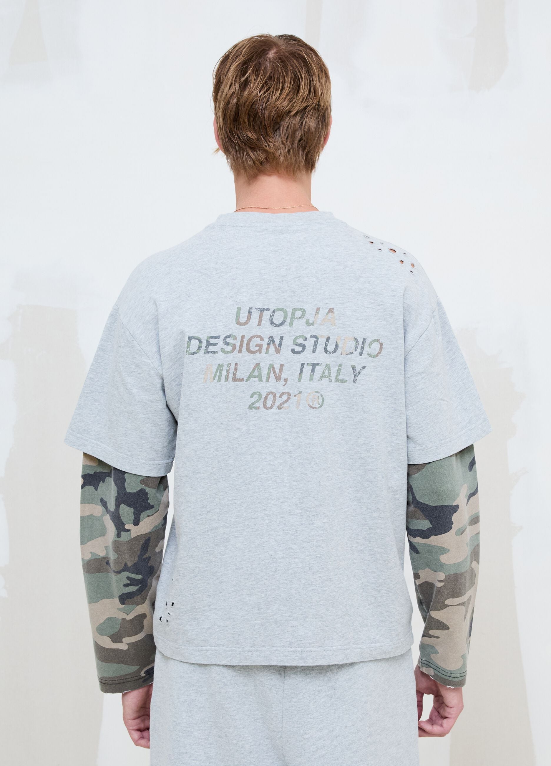 Double Longsleeve Grey & Camo
