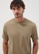 Beiges T-Shirt aus reiner Baumwolle_2