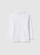 White pure cotton polo for boys regular fit_1