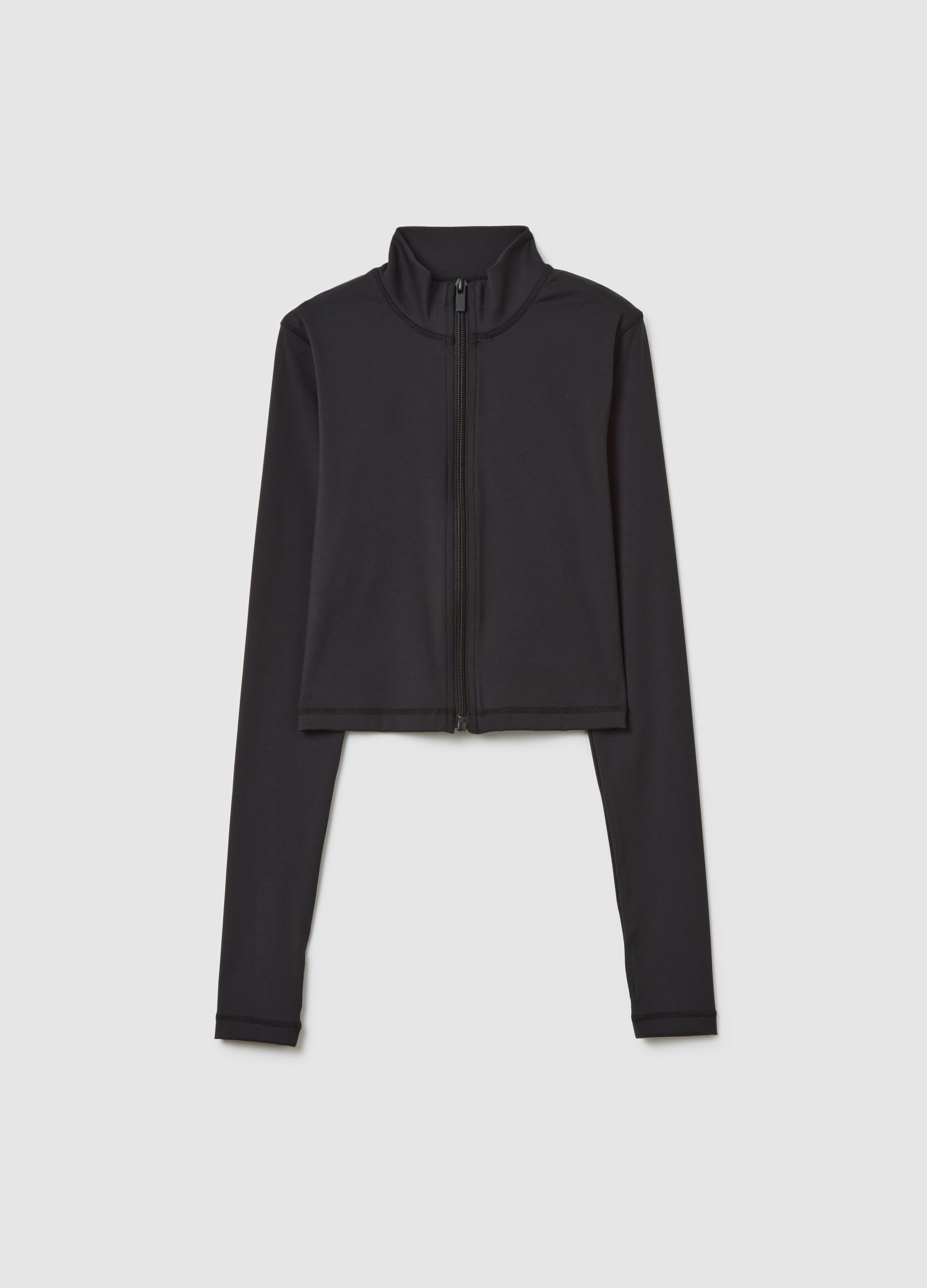 Technical Full-Zip Black