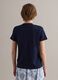 Camiseta azul de algod&oacute;n Supima de manga corta, corte regular_3