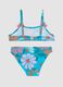 Bikini multicolor con stampa floreale per bambina_1