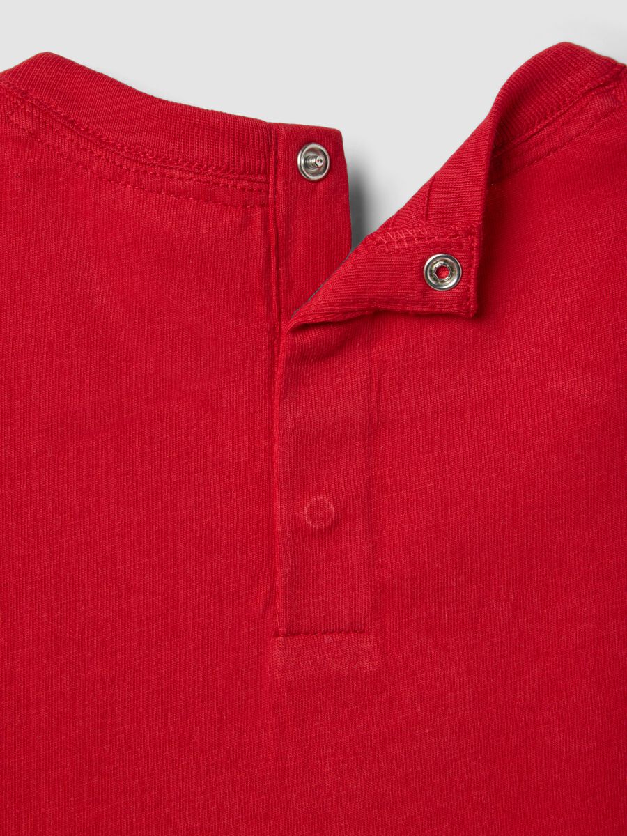 Boys&rsquo; red pure cotton Spiderman vest, regular fit_3