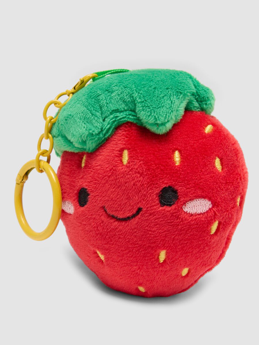 Red strawberry-shaped keyring_1