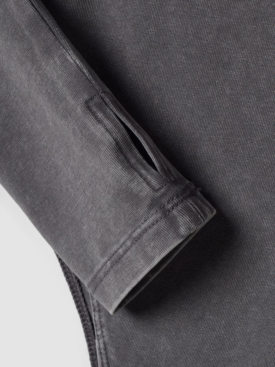 Asymmetrical Bodysuit Washed Grey_2