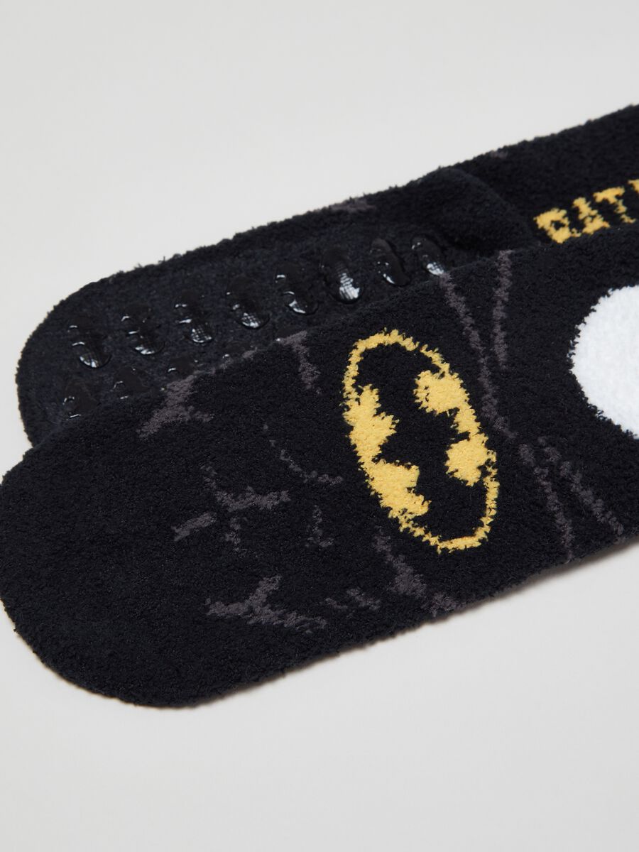 Slipper socks with Batman design_2