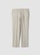 Grey regular-fit stretch cotton chino trousers_0
