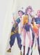 T-shirt branca em algod&atilde;o el&aacute;stico com estampado K-Pop Demon Hunters_2