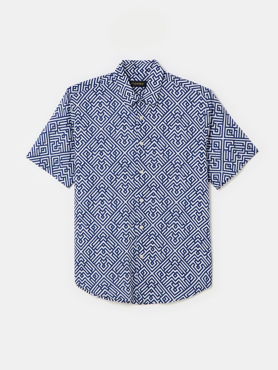 Short-sleeved shirt with print_3