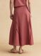 Pink cotton-linen blend skirt with openwork detailing_2