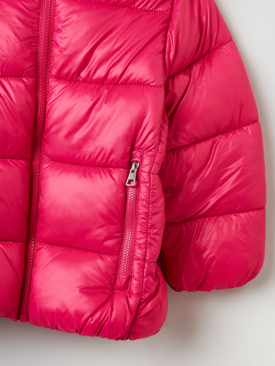 Full-zip quilted down jacket_2