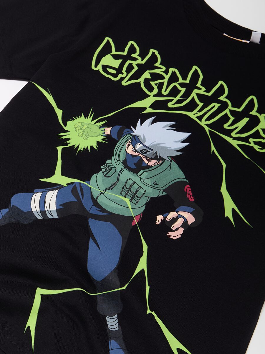 Camiseta de algodón con estampado Naruto_2