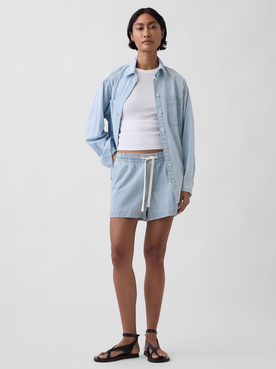 Shorts aus Baumwollmix_5