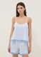 Light blue striped organic cotton pyjamas_1