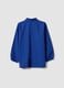 Blue boys&rsquo; school smock with zip and Sonic embroidery_1