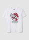 White short-sleeved pure cotton regular-fit T-shirt_0