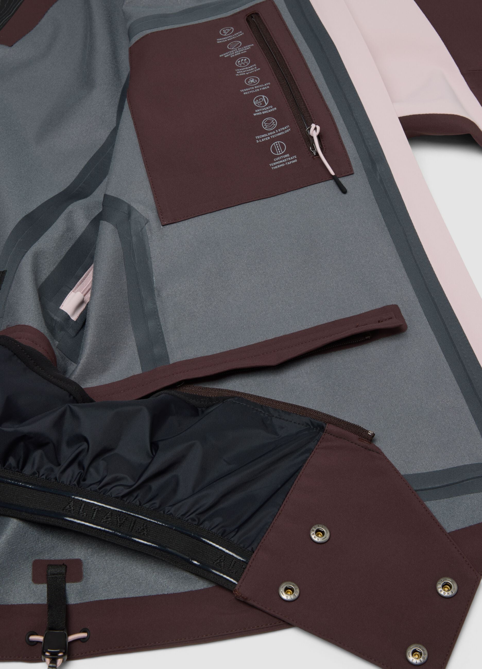 Water-Repellent Ski Shell with Mini Skirt ALTAVIA WITH DEBORAH COMPAGNONI