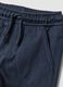 Grey overfit stretch cotton joggers for baby boy_2