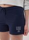 Girls&rsquo; blue pure cotton shorts with elasticated waistband_2