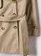 Trench beige para menina em mistura de algod&atilde;o, ajuste regular com capuz_3