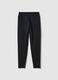 Schwarze Slim-Fit Leggings aus elastischer Baumwolle_4