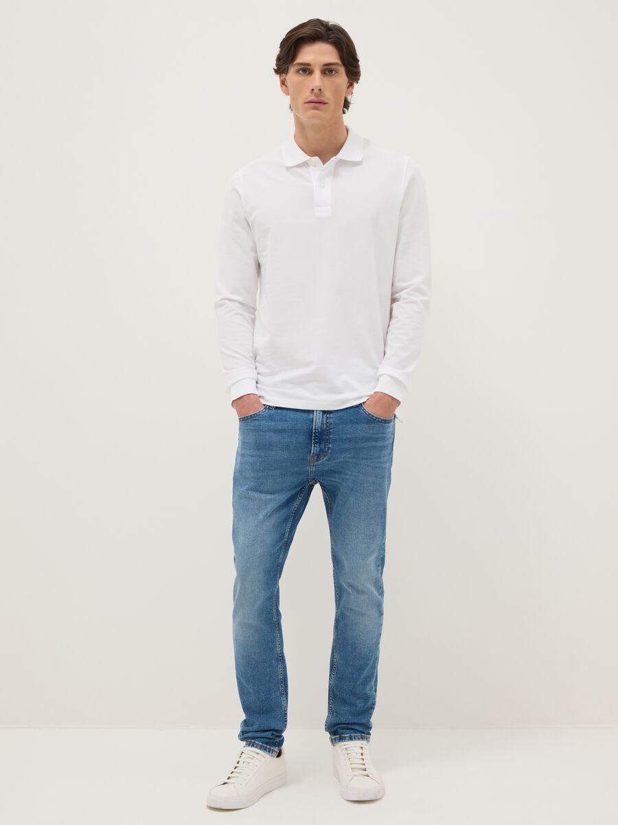 Super Skinny Fit Blue Denim Jeans_0