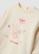 Violett-wei&szlig;es Baby-M&auml;dchen-Set aus Bio-Baumwolle mit H&auml;schen-Print_2
