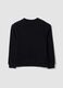 Schwarzes Sweatshirt aus reiner Baumwolle mit Rundhalsausschnitt f&uuml;r Jungen, Relaxed Fit_3