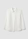 Camisa branca em mistura de lyocell_0