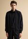 Full-zip nera con colletto in tessuto elasticizzato Easy Dry regular fit_2