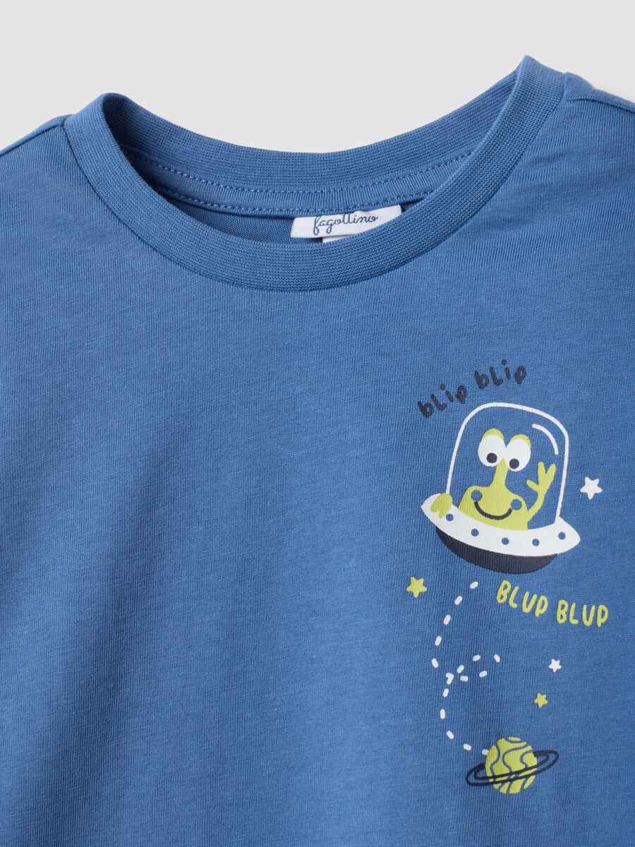2er-Pack mehrfarbige T-Shirts aus reiner Baumwolle mit Alien-Print f&uuml;r Babyjungen_3