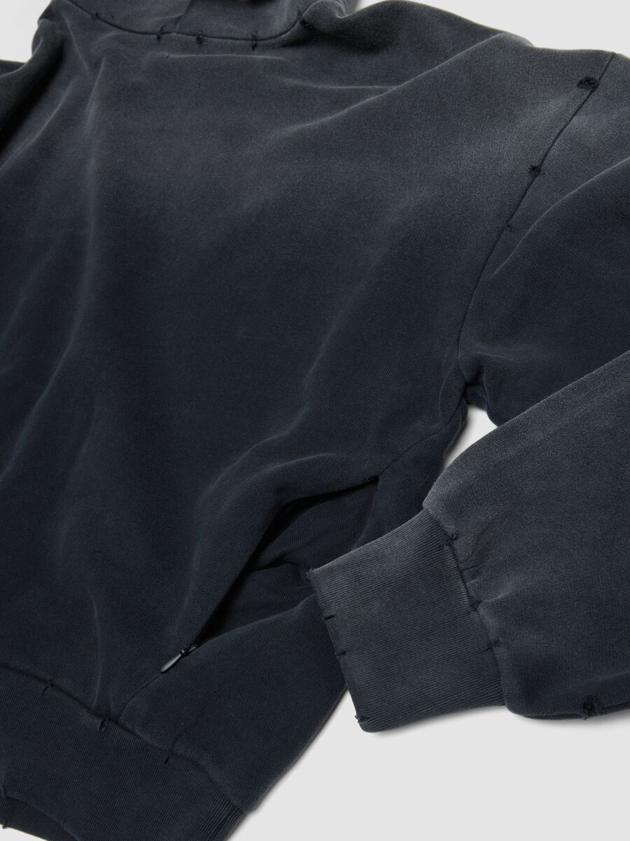 Sunfaded Black Hoodie_6
